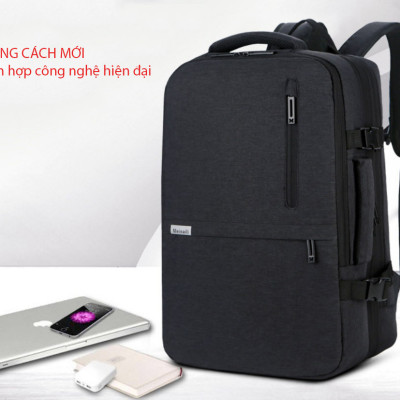 Balo du lịch tích hợp công nghệ cao cấp phong cách mới 15,6"
