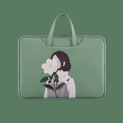 Túi xách da chống sốc laptop máy tính surface, túi công sở nữ cặp đựng laptop cute dễ thương