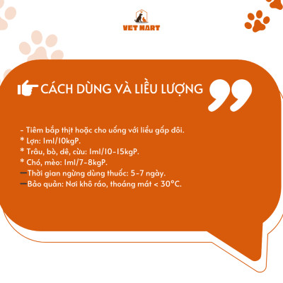 Dung Dịch five LEVA Trị Các Loại Giun Tròn Cho Thú Cưng - Fivevet