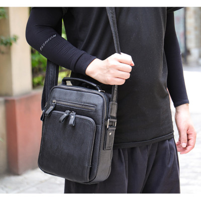 Túi đeo chéo nam BAOHA LEATHER BHM6014 Tui đeo vai chuẩn da bò thật