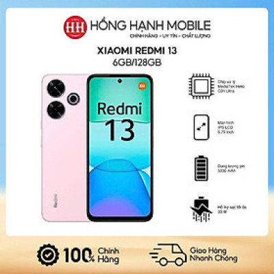 Điện Thoại Xiaomi Redmi 13 6GB/128GB - Hàng Chính Hãng