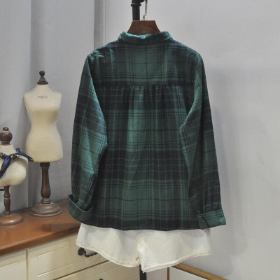 áo sơ mi nữ thời trang kẻ sọc cổ áo thắt nơ