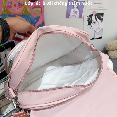 Cặp đi học, đi chơi BH Kids phong cách Lolita JK, thời trang Nhật Bản, chống nước, chống sốc, trẻ trung, cá tính - CH111