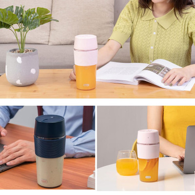 Máy xay sinh tố , ép trái cây mini cầm tay,lưỡi bằng thép không gỉ