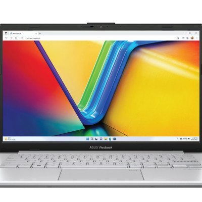 Laptop Asus Vivobook Go 14 E1404FA-NK177W (Ryzen 5 7520U | 16GB | 512GB | 14 inch FHD | AMD Radeon Graphics | Win 11 | Bạc) - Hàng Chính Hãng