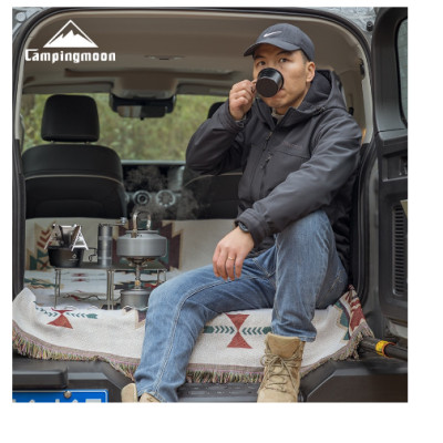 Cối xay cà phê bằng tay mạ Titanium đen Campingmoon CC-115 CC-152 C//CC-115-BK/ CC-152-BK