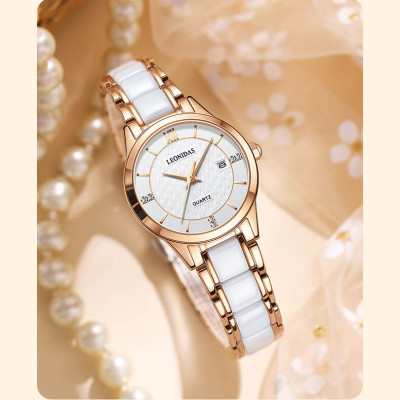 Đồng hồ nữ chính hãng LEONIDAS LD80126-1 Kính sapphire ,chống xước ,Chống nước 30m ,Bh 24 tháng,Máy điện tử(Pin)