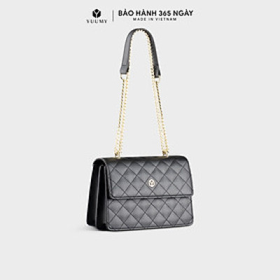 Túi Yuumy ( Thời trang nữ thiết kế trần trám size 22 - Túi đeo chéo da Seasand YN136 )
