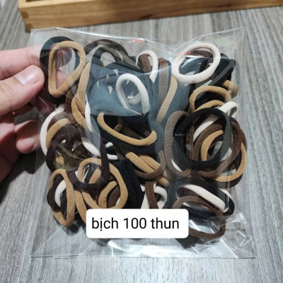 Bộ Dây Buộc Tóc Đàn Hồi Cao Cấp, 137 Phụ Kiện Tóc Phong Cách Mới Đuôi Ngựa - HÀNG CHÍNH HÃNG MINIIN