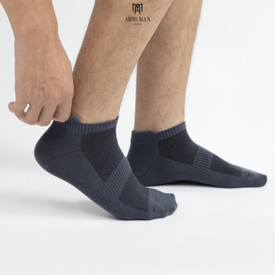 Tất - Vớ Nam Cổ Ngắn Basic Cao Cấp Nhiều Màu Dệt Từ Sợi Tre - Kháng Khuẩn, Thấm Hút, Thoáng Mát, Ngăn Mùi gấp 4 lần tất thường