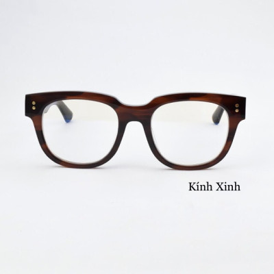 Gọng Kính, Kính Mắt vuông unisex Nhựa Acetate + Tặng Fullbox phụ kiện cao cấp