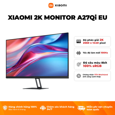 Màn Hình Máy Tính Xiaomi 2K Monitor A27Qi EU 27inch / LCD IPS / 100Hz / 2K / 6ms - Hàng Chính Hãng