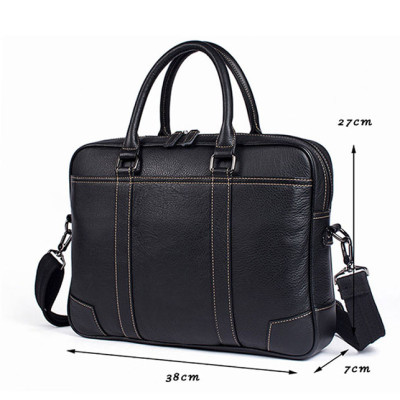 Cặp công sở nam da bò cao cấp BHM9879-2 Túi laptop 14inch