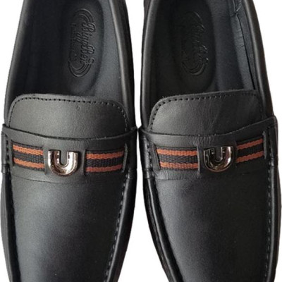 Giày Mọi Đế Âm Nam BIGGBEN Da Bò Thật GM118