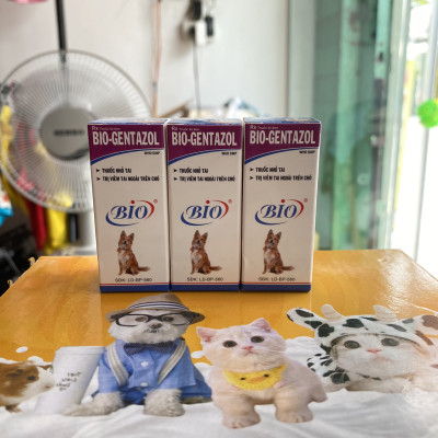 Thuốc Nhỏ Mắt Bio-Genta Drop Trị Viêm Giác Mạc Kết Mạc Đỏ Mắt - Mờ Đục Mắt Cho Chó Mèo