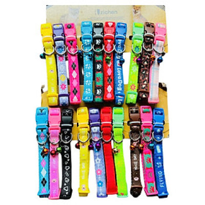 VÒNG CỔ SIÊU CUTE BẢNG LỚN 2.5CM SIZE 26-37CM CHO THÚ CƯNG CHÓ MÈO