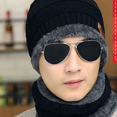 Mũ Len Kèm Khăn Chui Đầu (Freesize)