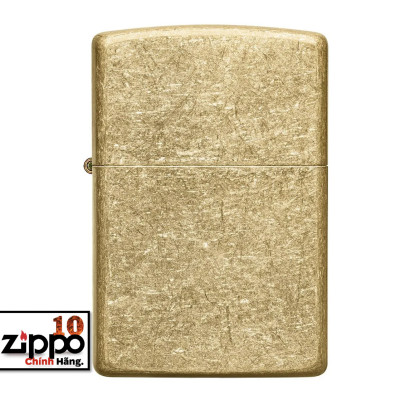 Bật lửa ZIPPO 49477 Classic Tumbled Brass - Chính hãng 100%