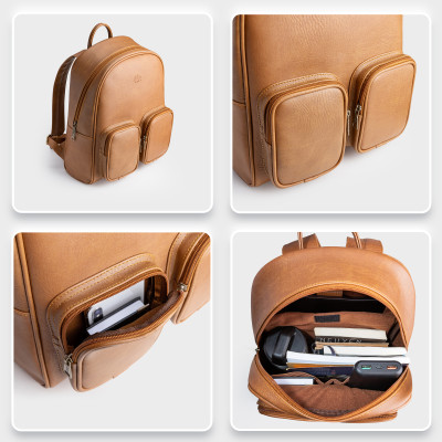 Balo Lata ( Thời trang nam đựng laptop cỡ trung - Balo da BAL48 )