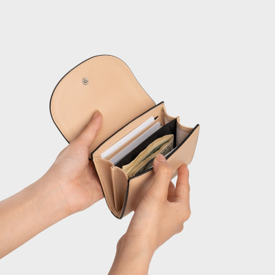 Ví Yuumy ( Thời trang nữ dáng ngắn nhỏ gọn xinh xắn - Ví da Seasand YV105 )