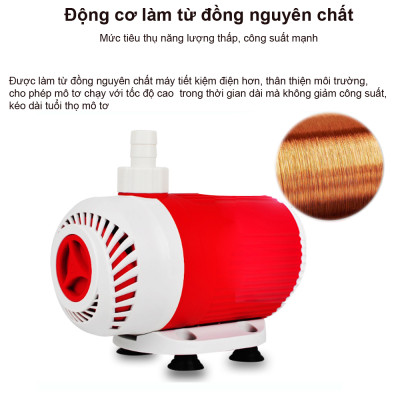 Bơm Hồ Cá BAOYU BY105 50W 4000L/H | Siêu Bền, Tiết Kiệm Điện, BH Uy Tín!