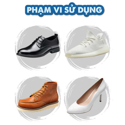 Xi Đánh Bóng Giày Da Làm Bóng Nhanh Đồ Da, Xi Kem Dưỡng Da Có Đầu Mút Hỗ Trợ MÀU NÂU