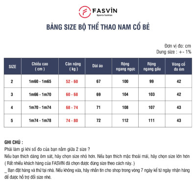 Bộ Quần Áo Thể Thao Nam Polo FASVIN AB25659.HN Mềm mại co giãn thoáng mát