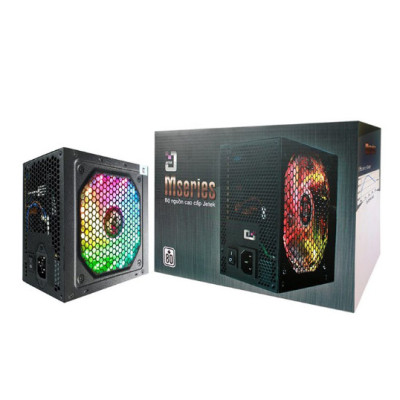 Nguồn Máy Tính Jetek M600 600W Led RGB - Hàng chính hãng