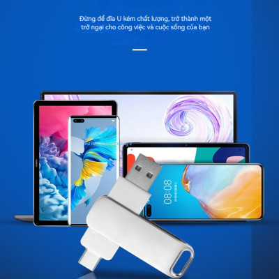 USB CRAZY COOL 64Gb - USB 3.0 64GB Đầu Nối Kép Với 2 Cổng USB Type-C Và USB Type-A - Tương Thích MAC / PC Chuẩn Giao Tiếp USB 3.0 Và 2.0 - Hàng Chính Hãng