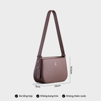 Túi Yuumy ( Thời trang nữ đi chơi size 23 - Túi đeo vai da Seasand YN170 )