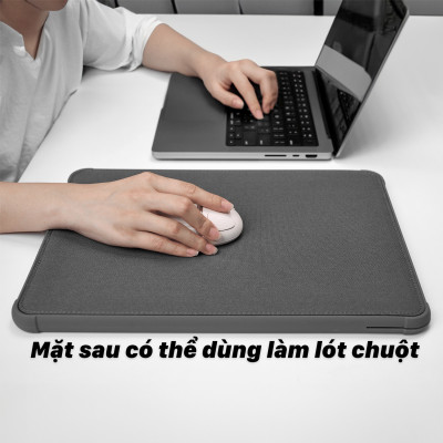Túi Bảo Vệ Laptop, đệm Chống Sốc Laptop, túi chống sốc chống thấm nước chống va đập size 13.6 inch / 14.2 inch WIWU DEFENDER Sleeve Pro - Hàng nhập khẩu