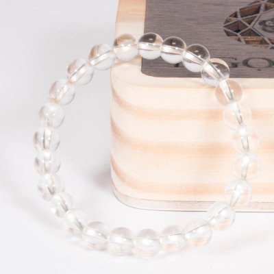 Vòng tay phong thủy đá thạch anh trắng mệnh kim , thủy - Ngọc Quý Gemstones