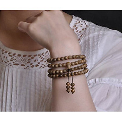 Vòng tay trầm hương 108 hạt PVL14