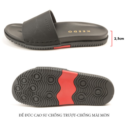 Dép nam quai ngang cao cấp KEEDO KDX11