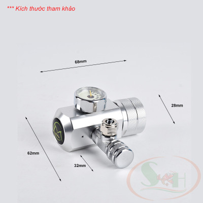 Van tinh chỉnh co2 Mufan cơ, van điện, koi điện hẹn giờ bể thủy sinh