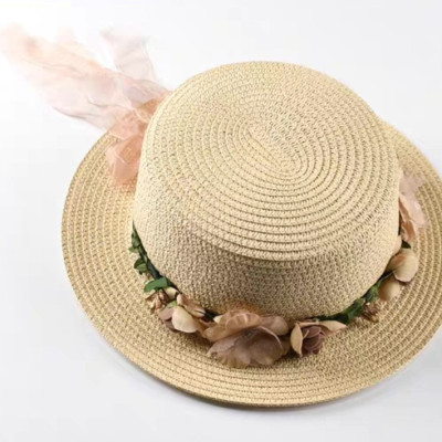 Mũ rộng vành đi biển đẹp Nón rộng vành đi biển Mũ cói đi biển rộng vành Panama thời trang Hàn Quốc dona21040801