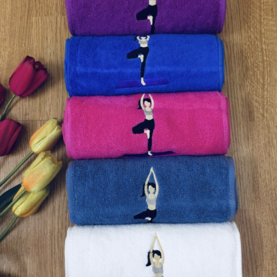 Khăn lau mồ hôi tập Yoga,Khăn cotton thể thao lau siêu  thấm mồ hôi (ảnh và video thực tế)