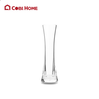 Lọ hoa để bàn, lọ hoa tạo kiểu màu trắng bằng nhựa giống thủy tinh - 3 kiểu 376140/376141/376142 . NHẬP KHẨU VÀ PHÂN PHỐI CHÍNH HÃNG COBI HOME.