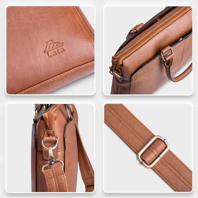 Cặp Công Sở Lata ( Thời trang nam basic - Cặp da CA35 )