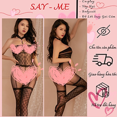 Bộ Bodysuit Lưới Toàn Thân Xẻ Đáy Táo Bạo, Tôn Dáng Tối Đa Và Khơi Gợi Sự Quyến Rũ Tự Nhiên C034