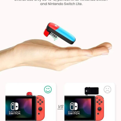 Ugreen UG80188CM324TK Bluetooth 5.0 bộ phát bt jack 3.5mm Audio hỗ trợ chuẩn APTX Low Latency cho Nintendo Switch - Lite. PS4. PC - HÀNG CHÍNH HÃNG