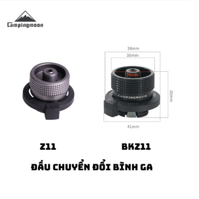 Adapter đầy chuyển, đầu chiết cho bình tròn cắm trại dã ngoại Campingmoon Z10 Z11 Z15 BKZ10 BKZ11 BKZ15
