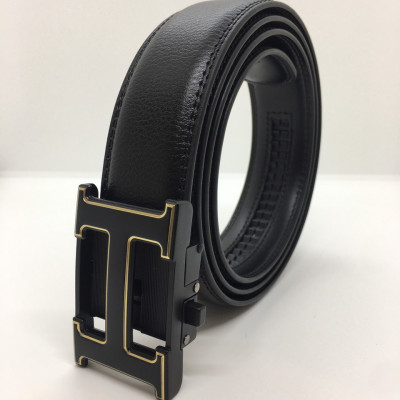 Thắt Lưng, Dây Nịt Nam Cao Cấp HMT, Khoá Tự Động Kiểu Chữ H, Dây Thắt Lưng Da Bò Chính Hiệu, H2-Đen