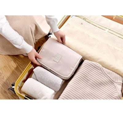 Túi Đựng Mỹ Phẩm Đồ Cá Nhân Du Lịch Đa Năng Có Móc Treo Tiện Lợi (Hàng Có Sẵn) Đủ 3 Màu Lựa Chọn