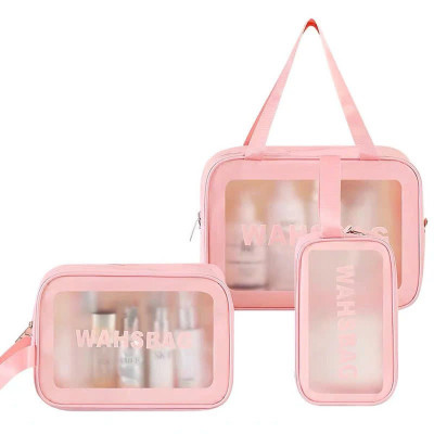 Set 3 Túi Đựng Mỹ Phẩm Chống Thấm Nước - Túi Trang Điểm Du Lịch Siêu Sang, Tiện Lợi - HÀNG CHÍNH HÃNG MINIIN