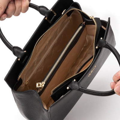 Túi xách nữ công sở Gence da bò Mill TX20 Black