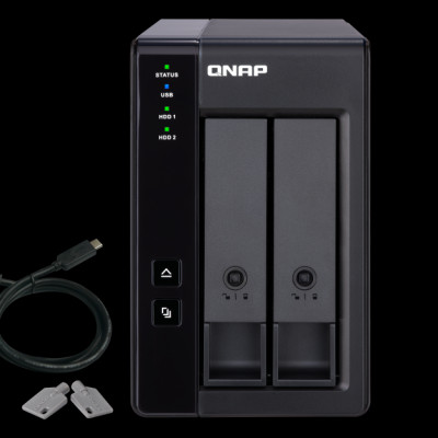 Thiết bị lưu trữ Nas QNAP, Model: TR-002 - Hàng chính hãng