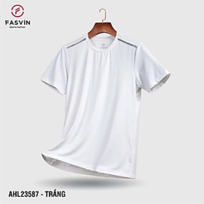 Áo thun lạnh thể thao nam Fasvin AHL23587.HN chất Nylon mềm mát co giãn mạnh