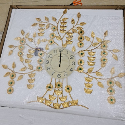 Đồng Hồ Trang Trí Treo Tường Nghệ Thuật Cao Cấp Shouse A23 hiện đại 3D kích cỡ lớn đẹp kim trôi treo phòng khách