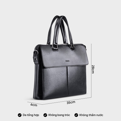 Cặp công sở Trita ( Thời trang nam phối ngăn - Cặp da TCA20 )